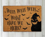 Nightmare Inspired Halloween Doormat - Spooky Bat Design For Fall Porches