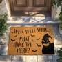 Nightmare Inspired Halloween Doormat - Spooky Bat Design For Fall Porches