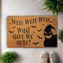 Nightmare Inspired Halloween Doormat - Spooky Bat Design For Fall Porches