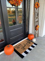 Stay Spooky Skeleton Halloween Doormat For Fall Porch Decoration - Funny Welcome Mat For Halloween