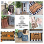 Stay Spooky Skeleton Halloween Doormat For Fall Porch Decoration - Funny Welcome Mat For Halloween