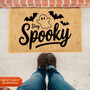Personalized Stay Spooky Ghost Doormat For Halloween - Front Door Decor, Horror Theme