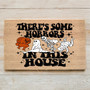 Halloween Spooky Welcome Doormat - Creepy Front Door Mat For Spooky Season