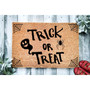 Trick-or-Treat Halloween Doormat – Welcome Mat for Spooky Fall Outdoor Decor