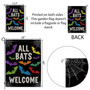 Funny Spooky Halloween Bat Garden Flag For Outdoor Decor