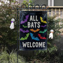 Funny Spooky Halloween Bat Garden Flag For Outdoor Decor
