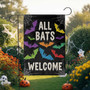 Funny Spooky Halloween Bat Garden Flag For Outdoor Decor