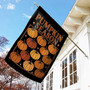 Rustic Fall Pumpkin Garden Flag For Halloween - Thanksgiving & Harvest Outdoor Sign
