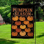 Rustic Fall Pumpkin Garden Flag For Halloween - Thanksgiving & Harvest Outdoor Sign