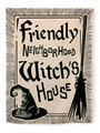 Personalized Halloween Witch House Flag - Spooky Outdoor Decor