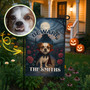 Personalized Funny Dog Garden Flag For Halloween - Outdoor Decor For Dog Mom And Dad's Yard
