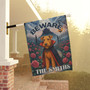 Personalized Funny Dog Garden Flag For Halloween - Outdoor Decor For Dog Mom And Dad's Yard