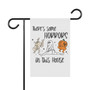 Funny Halloween House Flag - Spooky Garden Banner | 'There's Some Horrors In This House' For Outdoor Decor