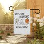 Funny Halloween House Flag - Spooky Garden Banner | 'There's Some Horrors In This House' For Outdoor Decor