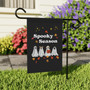 Ghost Dog Halloween House Flag For Spooky Season Outdoor Decor