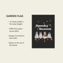 Ghost Dog Halloween House Flag For Spooky Season Outdoor Decor