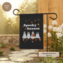 Ghost Dog Halloween House Flag For Spooky Season Outdoor Decor