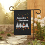 Ghost Dog Halloween House Flag For Spooky Season Outdoor Decor