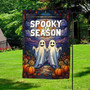 Adorable Ghost Dogs Halloween Garden Flag Trick-Or-Treating Outdoor Decor