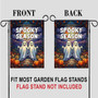 Adorable Ghost Dogs Halloween Garden Flag Trick-Or-Treating Outdoor Decor