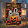 Ghost-Themed Halloween Garden Flag - Double-Sided Fall DéCor For Outdoor Patio And Lawn