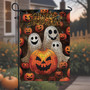 Ghost-Themed Halloween Garden Flag - Double-Sided Fall DéCor For Outdoor Patio And Lawn