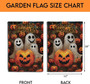 Ghost-Themed Halloween Garden Flag - Double-Sided Fall DéCor For Outdoor Patio And Lawn
