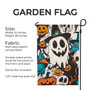 Spooky Ghost Garden Flag - Personalized Halloween Home DéCor For Yard Or House