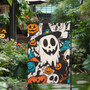 Spooky Ghost Garden Flag - Personalized Halloween Home DéCor For Yard Or House