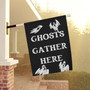 Ghostly Halloween Garden Flag For Spooky Fall Outdoor Decor, Creepy Cute Design