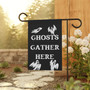 Ghostly Halloween Garden Flag For Spooky Fall Outdoor Decor, Creepy Cute Design