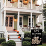 Gothic Skeleton Couple Garden Flag – Halloween Outdoor Decor for Porch & Patio