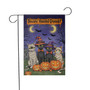 Spooky Halloween Black Cat Garden Flag For Fall Porch Decor Outdoor Sign
