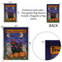 Spooky Halloween Black Cat Garden Flag For Fall Porch Decor Outdoor Sign