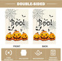 Double-Sided Halloween Boo Pumpkin Garden Flag For Farmhouse Yards