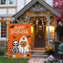 Spooky Halloween Dog Ghost Garden Flag - Double Sided Decor For Fall Outdoor Yard