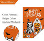 Spooky Halloween Dog Ghost Garden Flag - Double Sided Decor For Fall Outdoor Yard