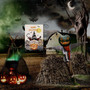 Double Sided Halloween Garden Flag 12x18 Inch - Happy Pumpkin Burlap Decor For Outdoor Yard