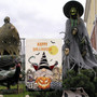 Double Sided Halloween Garden Flag 12x18 Inch - Happy Pumpkin Burlap Decor For Outdoor Yard