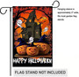 Halloween Pumpkin Ghosts Garden Flag 12.5x18 For Outdoor Holiday Farmhouse Decor