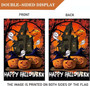 Halloween Pumpkin Ghosts Garden Flag 12.5x18 For Outdoor Holiday Farmhouse Decor