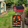 Halloween Pumpkin Ghosts Garden Flag 12.5x18 For Outdoor Holiday Farmhouse Decor