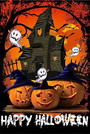 Halloween Pumpkin Ghosts Garden Flag 12.5x18 For Outdoor Holiday Farmhouse Decor