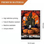 Halloween Pumpkin Ghosts Garden Flag 12.5x18 For Outdoor Holiday Farmhouse Decor