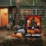 Halloween Pumpkin Ghosts Garden Flag 12.5x18 For Outdoor Holiday Farmhouse Decor