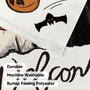 Welcome Halloween House Flag - Ghost & Black Cat Design For Outdoor Yard Decoration, Double-Sided 28x40 Inch