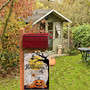 Charming Halloween Garden Flag With Ghost And Pumpkin Design For Patio Lawn DéCor