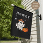 Western Cowboy Ghost Halloween Flag For Yard - Festive Outdoor Decor For Spooky Season