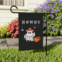 Western Cowboy Ghost Halloween Flag For Yard - Festive Outdoor Decor For Spooky Season