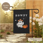Western Cowboy Ghost Halloween Flag For Yard - Festive Outdoor Decor For Spooky Season